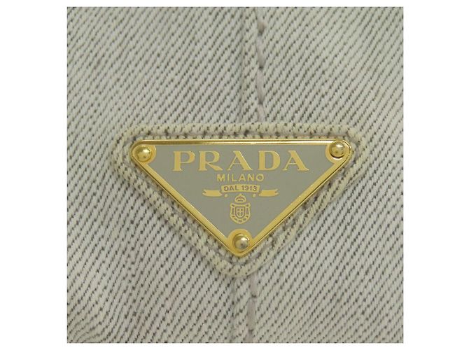 Borsa a mano Prada Canapa Mini 2 in 1 Marrone - vista 9