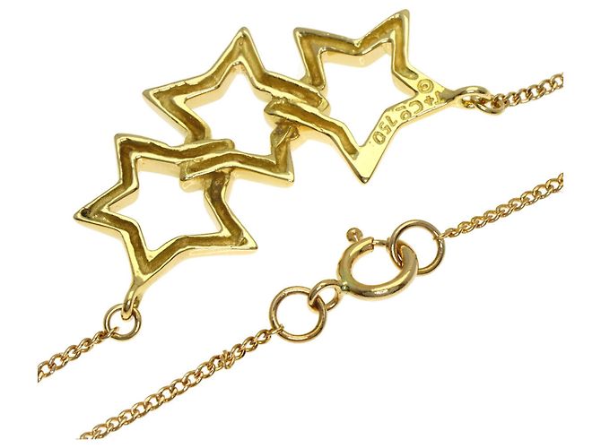 Collana Triple Stella Tiffany & Co. in Oro Giallo 18K - vista 2