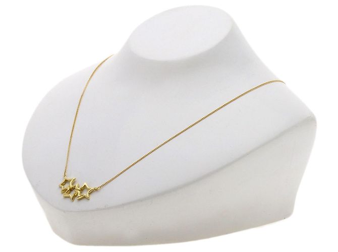 Collana Triple Stella Tiffany & Co. in Oro Giallo 18K - vista 4