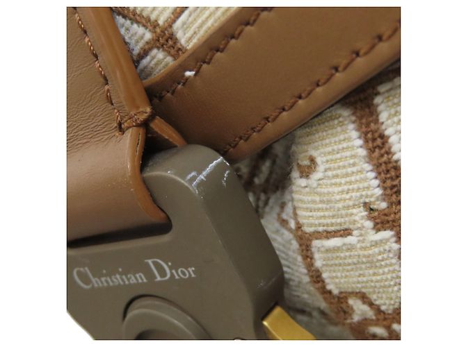 Christian Dior x Travis Scott Canvas Backpack Brown - view 11
