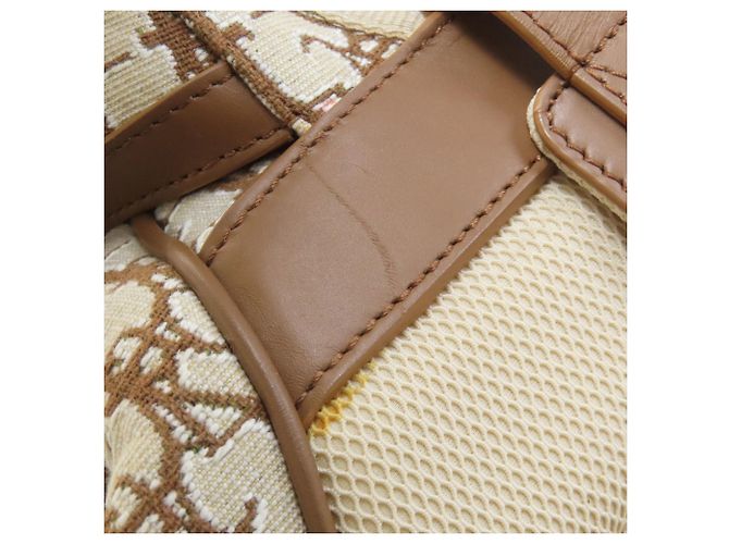 Christian Dior x Travis Scott Canvas Backpack Brown - view 14
