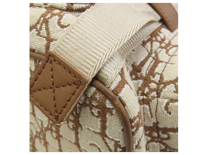 Christian Dior x Travis Scott Canvas Backpack Brown - view 19