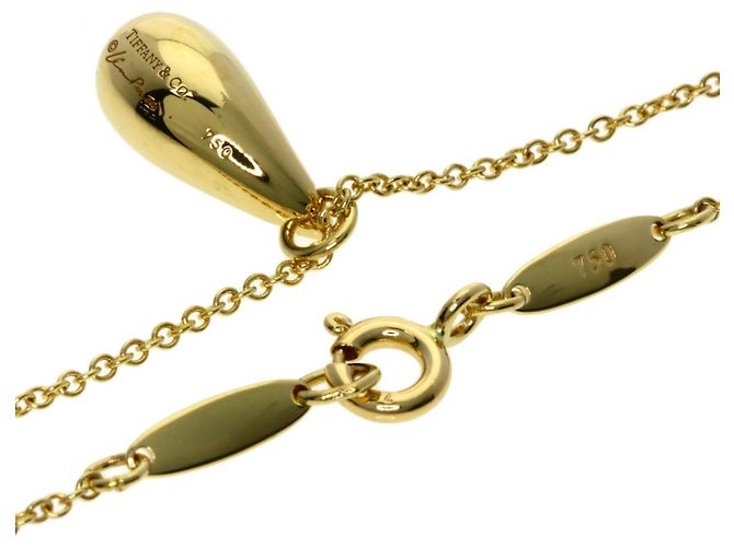 Collana a goccia Tiffany & Co. in oro giallo 18K - vista 2