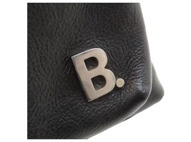 Everyday Balenciaga B Logo Rucksack aus Kalbsleder - Ansicht 13