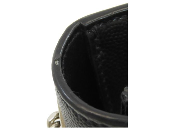 Borsa a Spalla Cassandra di Saint Laurent Nero - vista 13
