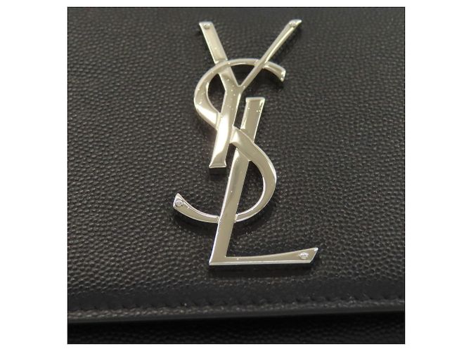Borsa a Spalla Cassandra di Saint Laurent Nero - vista 16