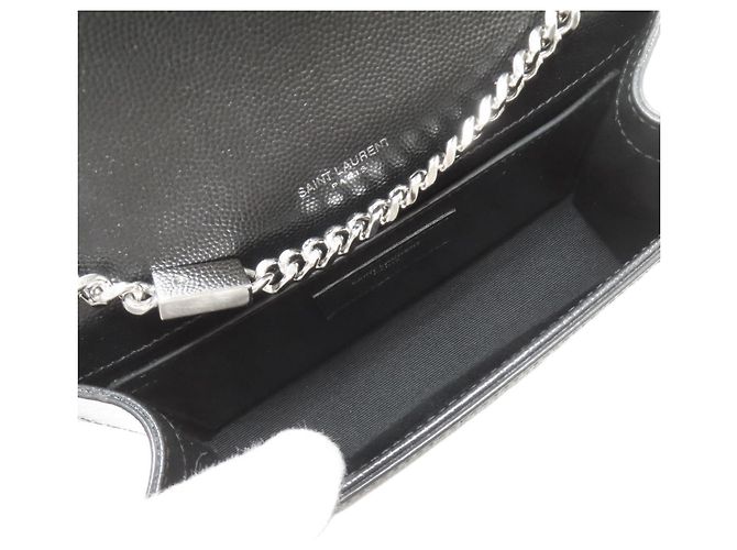 Borsa a Spalla Cassandra di Saint Laurent Nero - vista 5