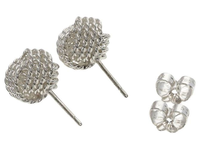 Pendientes de bola de malla de plata Tiffany & Co. - vista 2