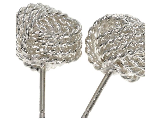 Pendientes de bola de malla de plata Tiffany & Co. - vista 6