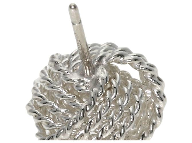 Pendientes de bola de malla de plata Tiffany & Co. - vista 7