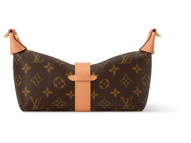 Louis Vuitton Pochette Mia Lona Monograma Marrón Castaño - vista 2