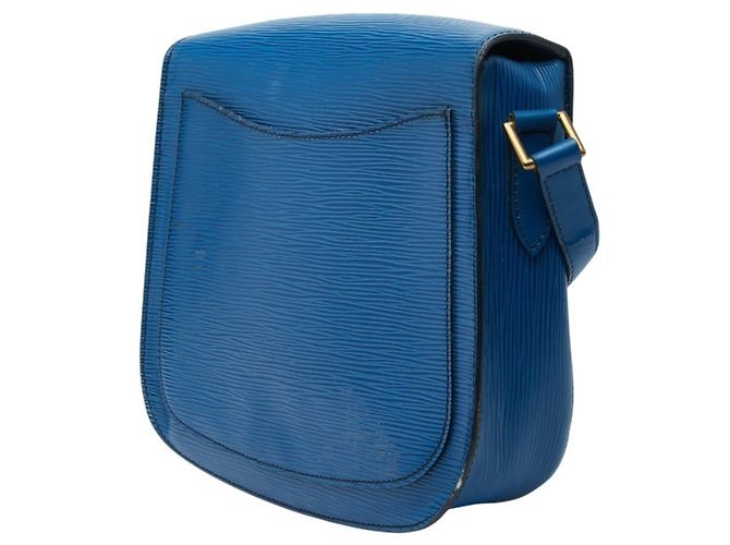 Borsa a tracolla Epi Saint-Cloud di Louis Vuitton Blu - vista 2