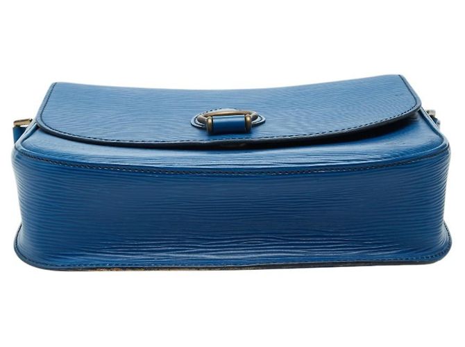 Borsa a tracolla Epi Saint-Cloud di Louis Vuitton Blu - vista 3