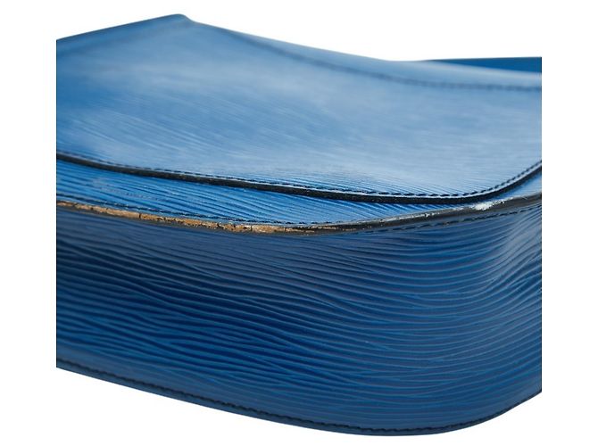 Borsa a tracolla Epi Saint-Cloud di Louis Vuitton Blu - vista 4