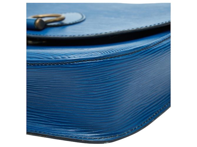 Borsa a tracolla Epi Saint-Cloud di Louis Vuitton Blu - vista 6