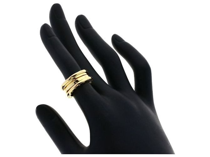 Bulgari Anello B.zero1 a 2 bande in oro giallo 18K Bvlgari - vista 5