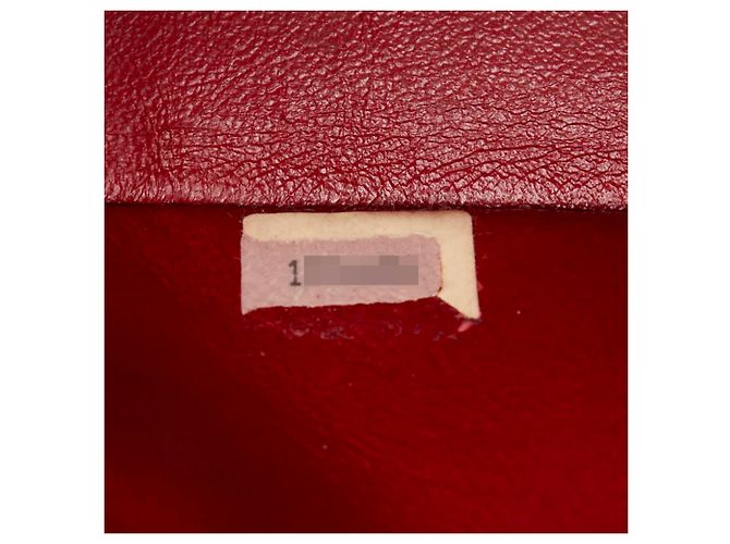 Borsa a spalla matelassé con catena Chanel Coco Mark Rosso - vista 11