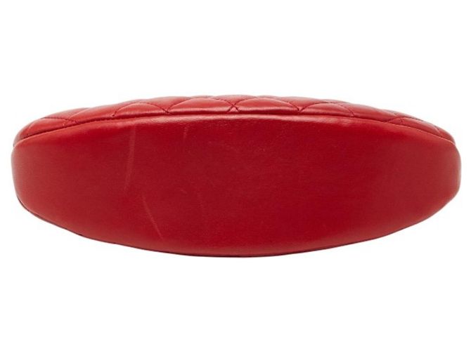 Borsa a spalla matelassé con catena Chanel Coco Mark Rosso - vista 3