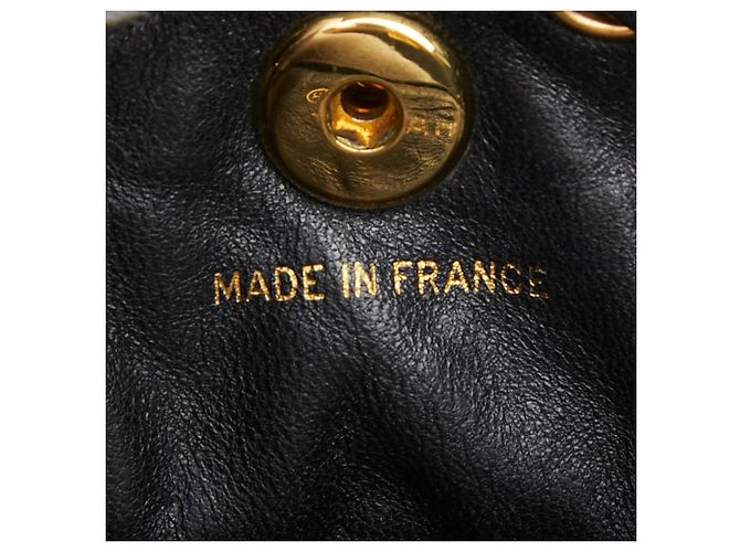 Chanel Coco Mark Matelassé Mini-Rucksack Schwarz - Ansicht 14