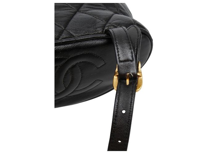 Chanel Coco Mark Matelassé Mini-Rucksack Schwarz - Ansicht 6