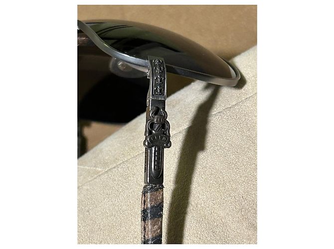 Chrome Hearts Piloten Aviator Sonnenbrille Metallic Metallisch - Ansicht 13