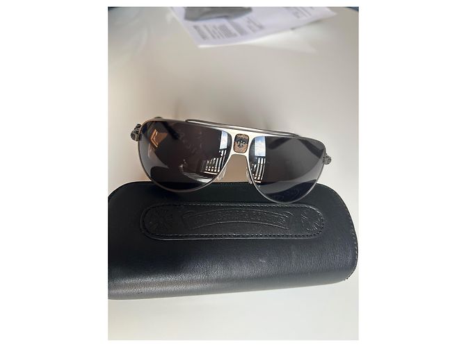 Chrome Hearts Piloten Aviator Sonnenbrille Metallic Metallisch - Ansicht 4