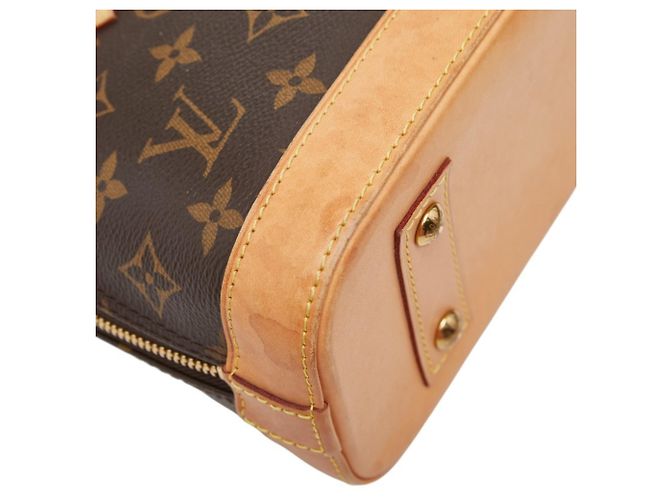 Borsa Alma BB Monogramma Louis Vuitton Marrone - vista 5