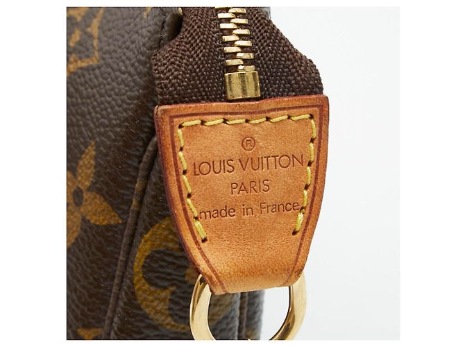 Borsa a catena Mini Pochette Accessoires Monogram Louis Vuitton Marrone - vista 7