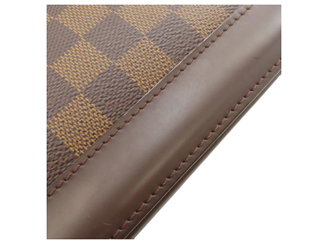Borsa Louis Vuitton Alma in Tela Damier Marrone - vista 12