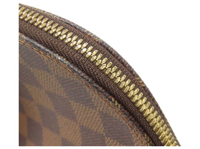 Borsa Louis Vuitton Alma in Tela Damier Marrone - vista 15