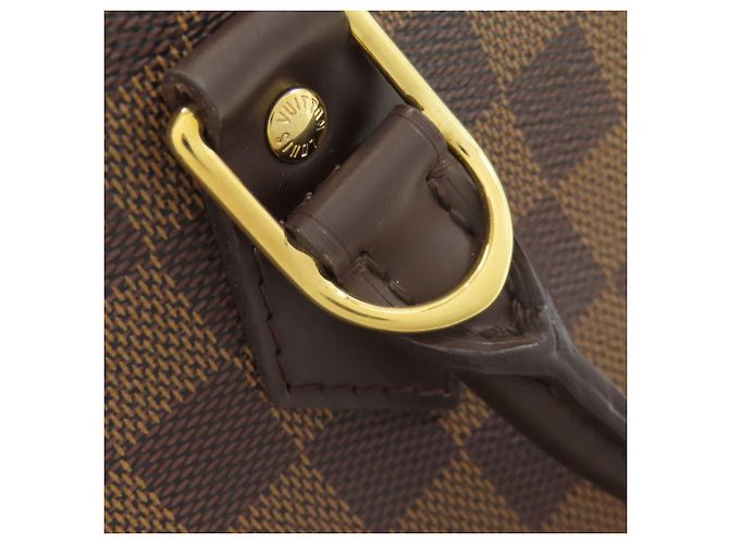 Borsa Louis Vuitton Alma in Tela Damier Marrone - vista 16