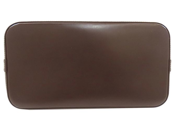 Borsa Louis Vuitton Alma in Tela Damier Marrone - vista 4