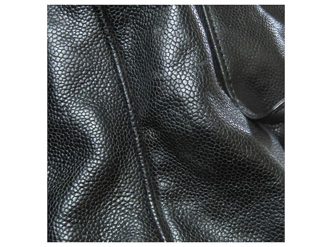 CHANEL Matelassé Tote Bag mit silberner Hardware Schwarz - Ansicht 17