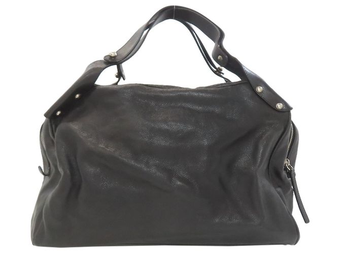 CHANEL Matelassé Tote Bag mit silberner Hardware Schwarz - Ansicht 2
