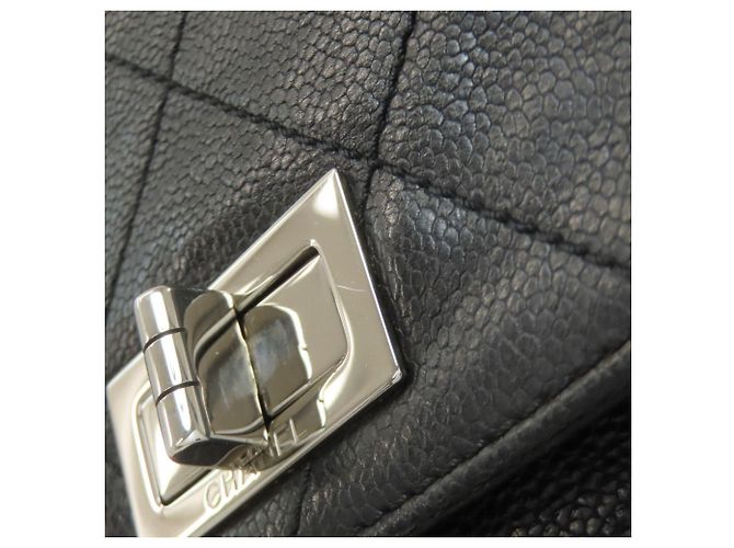 CHANEL Matelassé Tote Bag mit silberner Hardware Schwarz - Ansicht 20