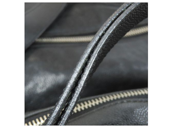 CHANEL Matelassé Tote Bag mit silberner Hardware Schwarz - Ansicht 22