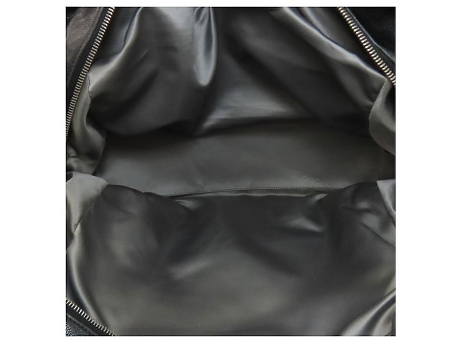 CHANEL Matelassé Tote Bag mit silberner Hardware Schwarz - Ansicht 6