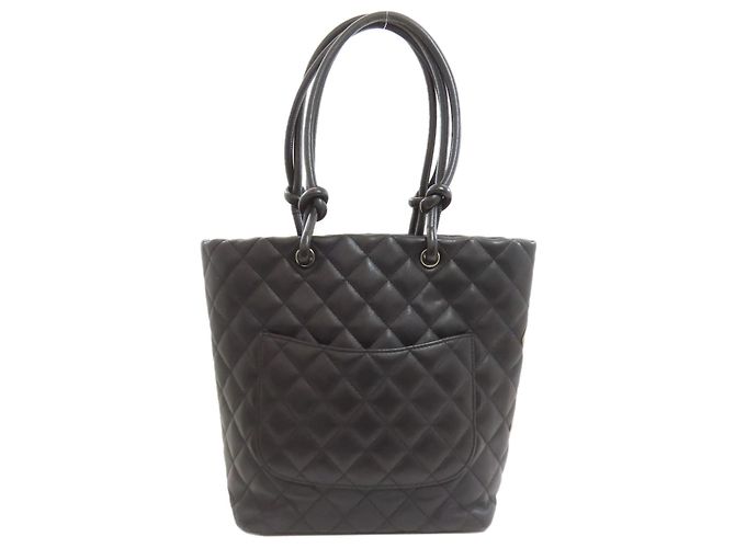 Borsa tote della linea Cambon di Chanel Nero - vista 2