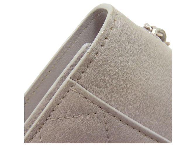Borsa a spalla Chanel Half Coco Mark con hardware argentato Marrone - vista 17