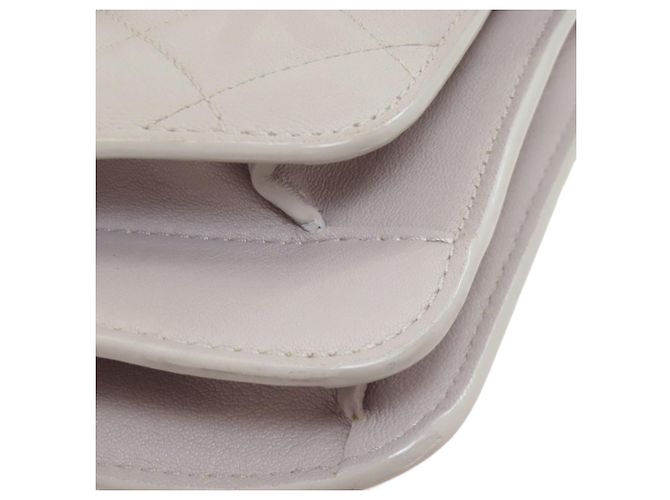 Borsa a spalla Chanel Half Coco Mark con hardware argentato Marrone - vista 20
