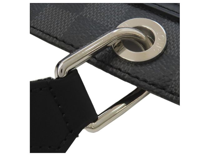 Borsa a Spalla Hunter N41656 di Louis Vuitton Nero - vista 10