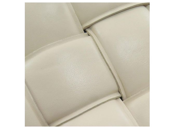 Borsa Bottega Veneta Chain Cassette 2 in 1 Bianco - vista 15