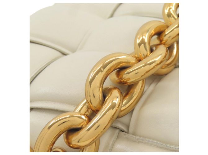 Borsa Bottega Veneta Chain Cassette 2 in 1 Bianco - vista 18