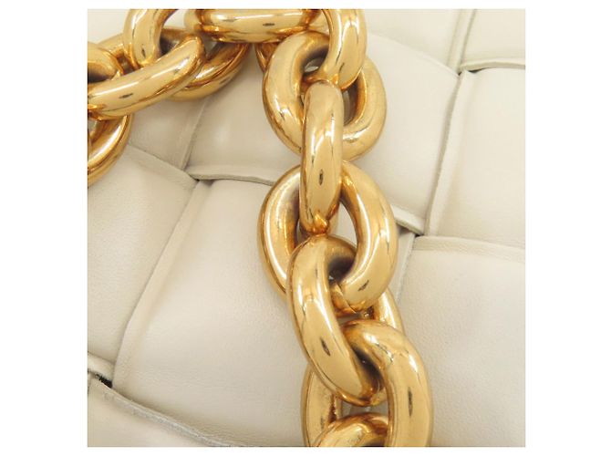 Borsa Bottega Veneta Chain Cassette 2 in 1 Bianco - vista 19