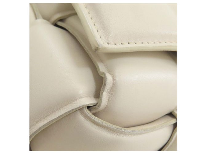 Borsa Bottega Veneta Chain Cassette 2 in 1 Bianco - vista 22