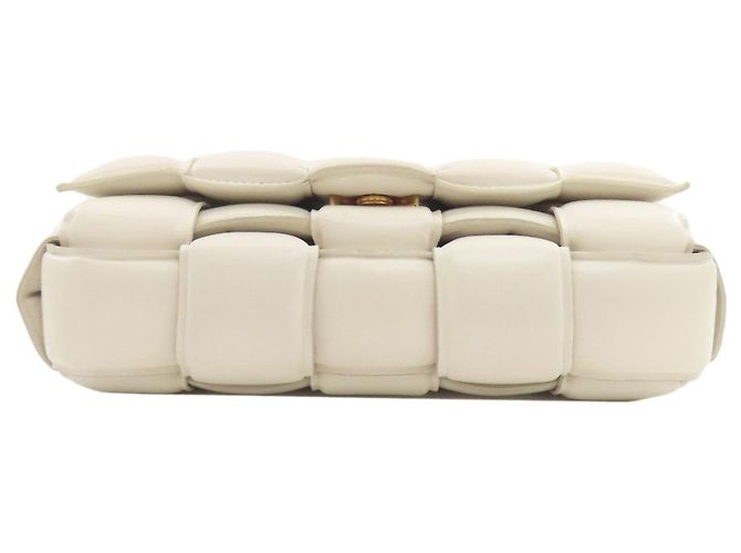 Borsa Bottega Veneta Chain Cassette 2 in 1 Bianco - vista 4