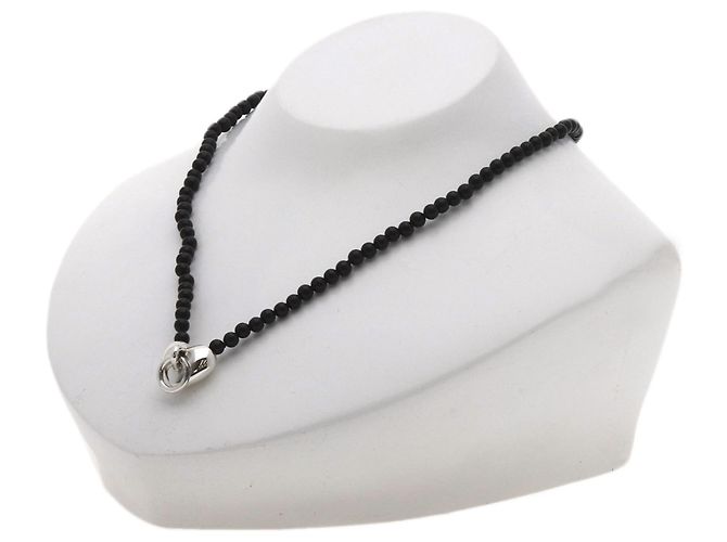 Tiffany & Co Collana Tiffany Heart Knock Onyx Argento - vista 4