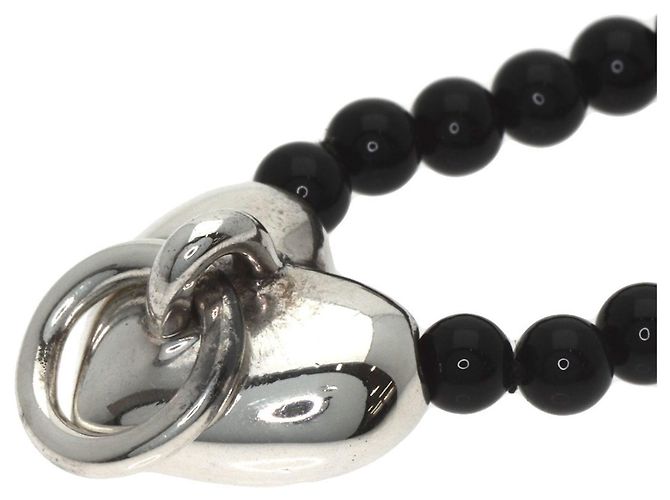 Tiffany & Co Collana Tiffany Heart Knock Onyx Argento - vista 5