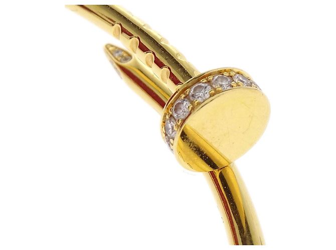Cartier Juste un Clou 18K Yellow Gold with Diamonds Small D'oro - vista 2