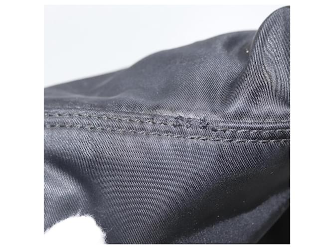 PRADA Borsa a mano in nylon nero e oro Auth 170969 D'oro - vista 11